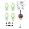 Portable Clothesline Heavy Duty Clothes Drying Line Punch Free Non Slip Clothesline for Travel Camping