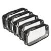 5Pcs Clear Makeup Bag Organizer Portable Transparent Toiletry Cosmetic Storage Bag Pouch for Travel Outdoor