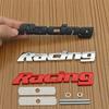 3D Metall Schwarz Rot Chrom Buchstaben Racing Logo Universelles Auto Emblem Frontgrill Abzeichen Auto Kofferraum Hinten Aufkleber Decal Zubehör