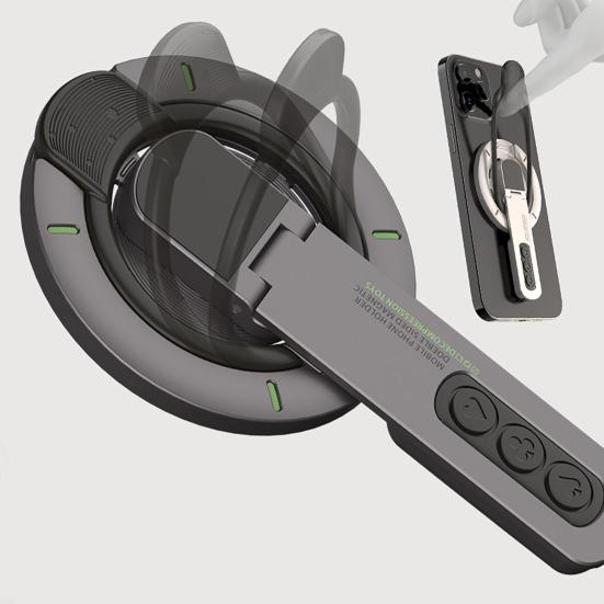 Magnetic Phone Ring Stand 360 Degrees Rotating Luminous Phone Bracket Multi-Angle Adjustable