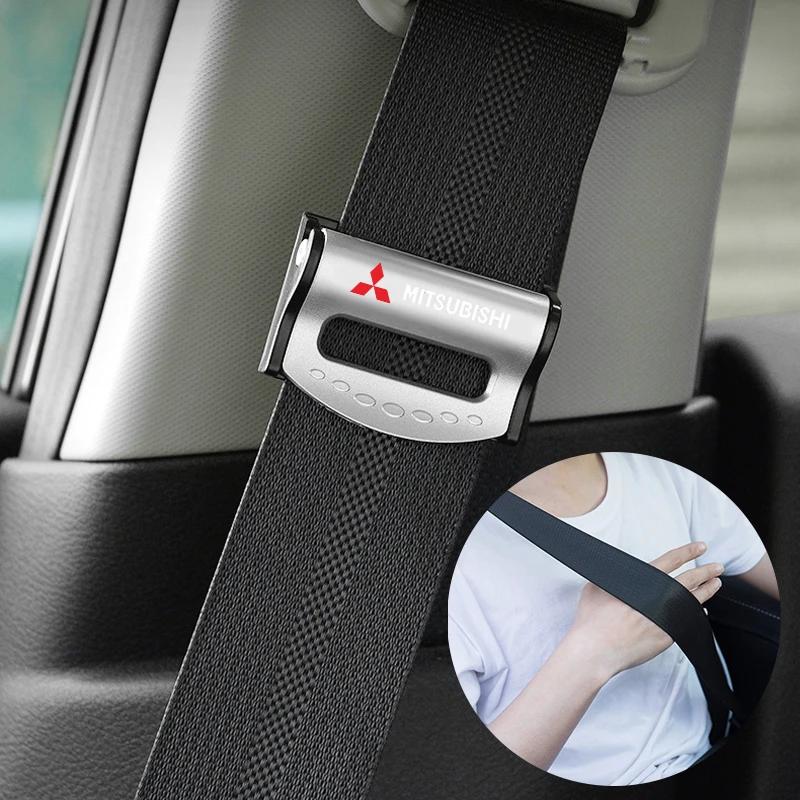 Automobile Safety Belt Buckle Clip Safety Stop Limiter Adjuster For Mitsubishi ASX Lancer Pajero Sport Attrage Mirage Eclipse