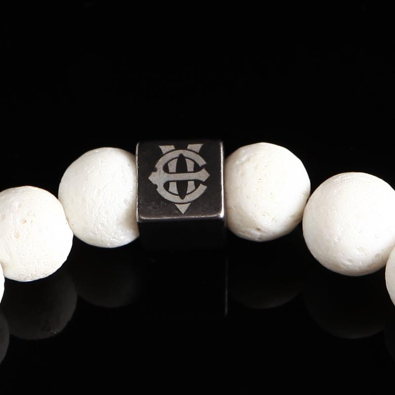 Eightvolume Ev Silver Ring Bead Bracelet (W&B)
