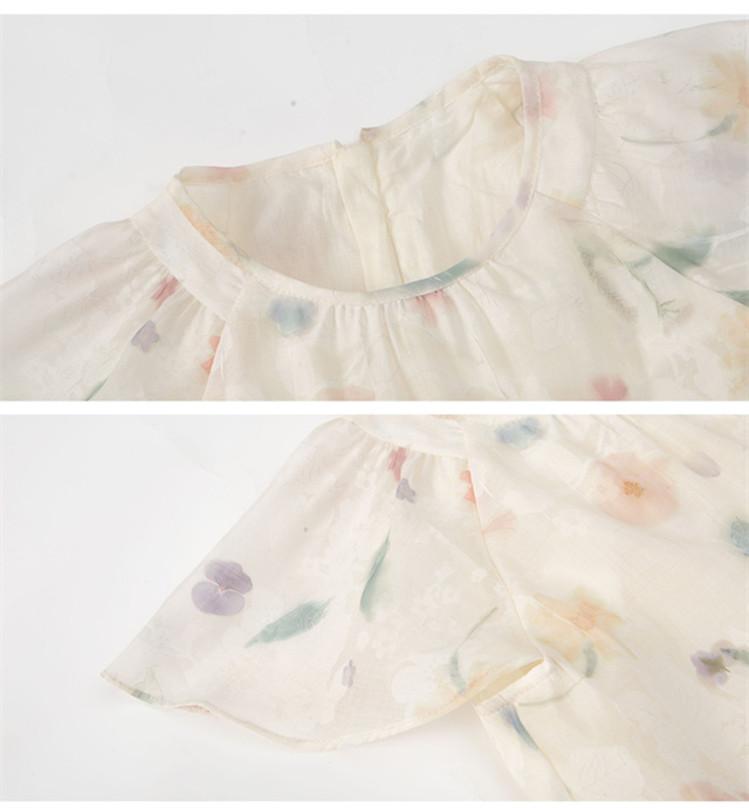 Girls' dress 2026 summer new children's summer dress, mid size princess dress, stylish children's clothing trend