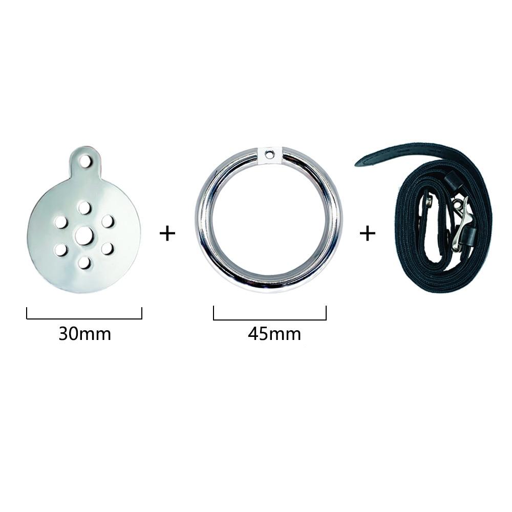 Men's Metal Penis Cage Penis Lock Leather Wear + Catheter CB Lock Chastity Belt Cock Ring Gay Sex Toy Slave BDSM