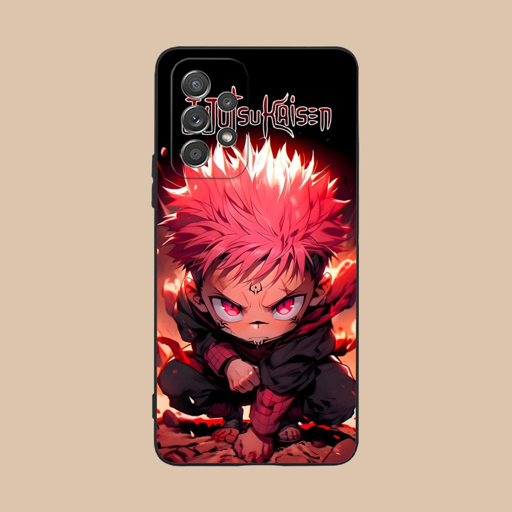 Jujutsu Kaisen Sukuna Mobile Phone Case for Samsung Galaxy A56 55 54 53 52 51 36 35 34 23 16 15 5G Colorful Cover Luxury Pretty