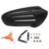 Exhaust Pipe Guard Cover Ventilated Motorcycle with Bracket Curved for