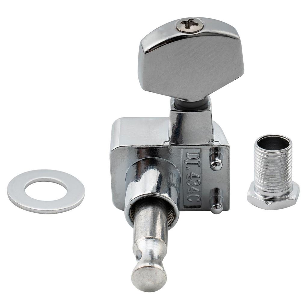 Musiclily Pro Guitar Tuners for Fender Electric Chrome 6-in-line 2-pin Stratocaster/Telecaster Guitars,