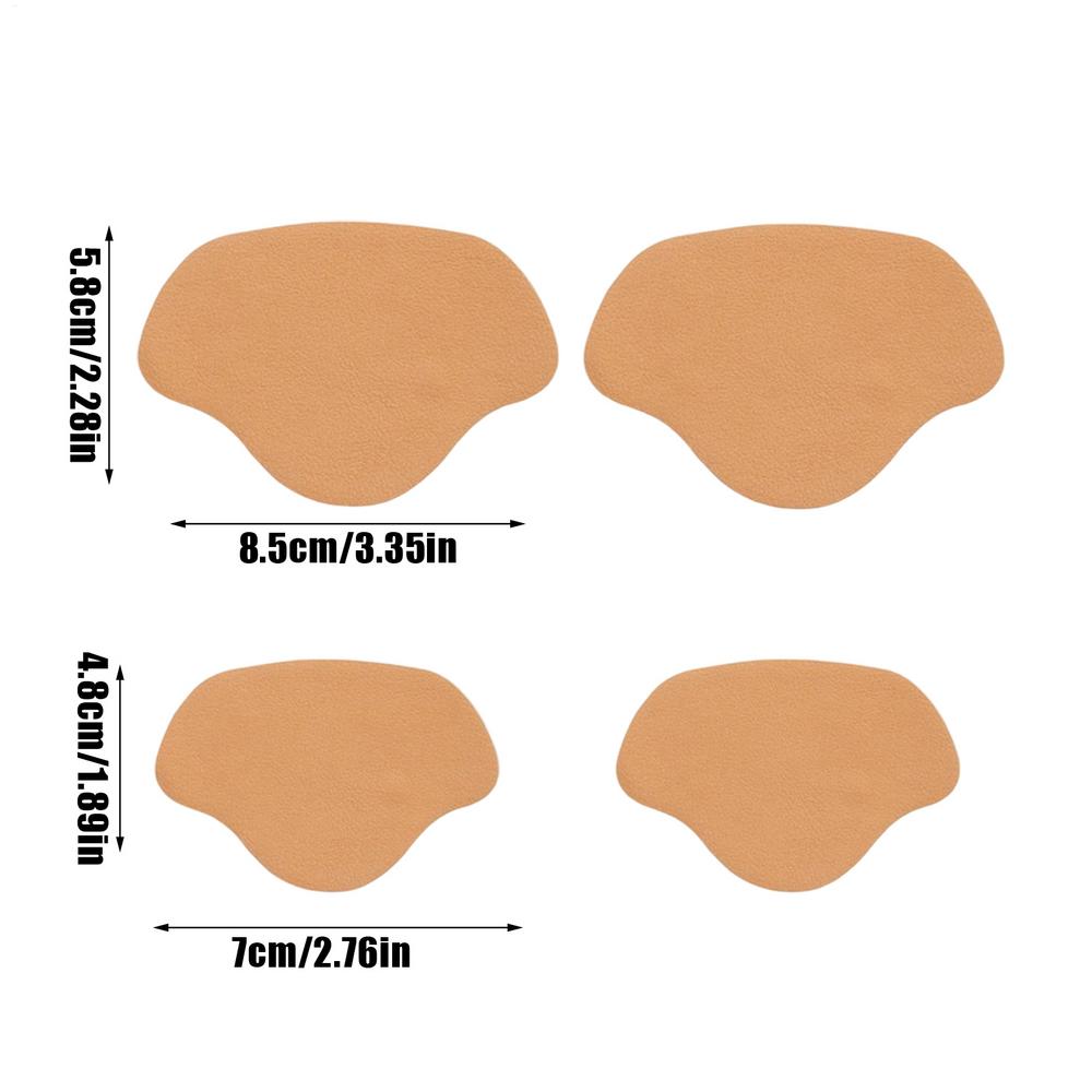 Shoe Heel Pad 4 Pieces Self-Adhesive Shoe Heel Inserts Home Daily Supplies for Running Sports Fitness Athletes Youth Inside Home