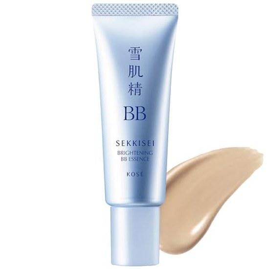 Sekkisei Bright BB Essence 01 Slightly Natural Color 30g Cream Foundation Makeup Base Serum Emulsion Sunscreen SPF50+/PA++++