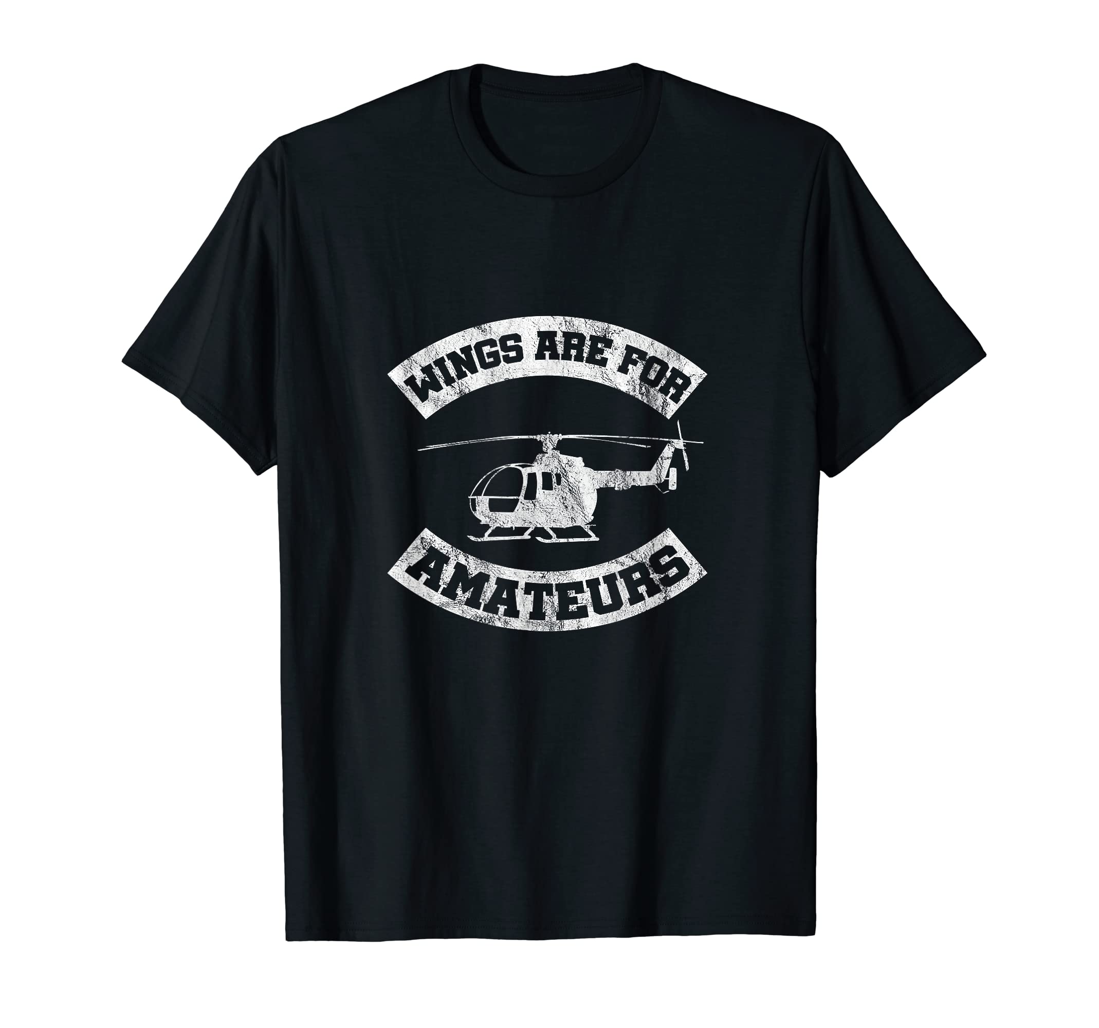 

helicopter wings helicopter flight flying pilot gift t-shirt чорний