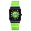RADO Radar Automatic Mechanical Movement 50 Meters Waterproof, Same Style for Green Dial, Stainless Steel and Ceramic Case, Rubber Strap R10201319