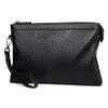 Men's Cross-Border Fashion Zipper Clutch: Large Capacity, Textured Handbag for Business & Portability.