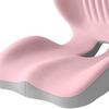 Ergonomický polštář na sedadlo z paměťové pěny s L-tvarem, dutý pro cirkulaci vzduchu, s opěrkou beder, protiskluzový polštář na kancelářskou židli