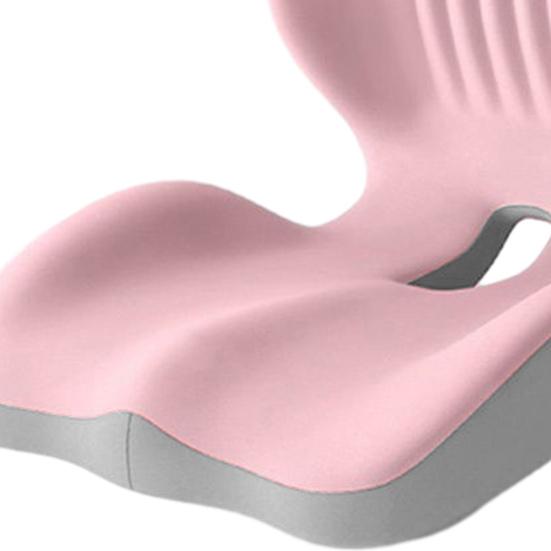 Ergonomický polštář na sedadlo z paměťové pěny s L-tvarem, dutý pro cirkulaci vzduchu, s opěrkou beder, protiskluzový polštář na kancelářskou židli