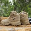 Outdoor Military Boots Men's Large Size Combat Boots High-top Desert Boots Lightweight Mountaineering Casual Shoes Men
