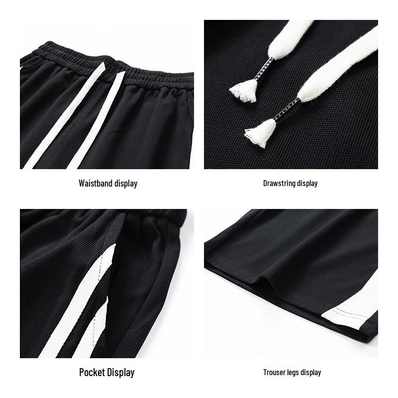 MiiOW Men's Ice Silk Short Sleeve & Shorts Set