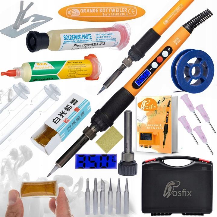 

Rosfix Zestaw 10w1 Lutownica Orange Rottweiler – Wysoka Jakość | Walizka 253x213x72mm | Topnik RMA-223 i Pasta 60ml ZJ-18