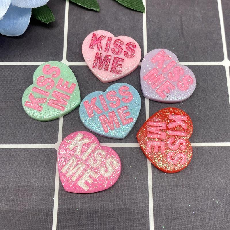 Diy Crystal Epoxy Mold Earrings Pendant Jewelry Mold Hanging Pendant Decoration Love Heart Shape Mirror Silicone Mold