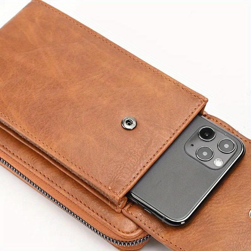 2025 Leisure Soft Leather Mobile Phone Bag for Women, Small and Versatile Change Small Bag, Fashion One Shoulder Crossbody Bag