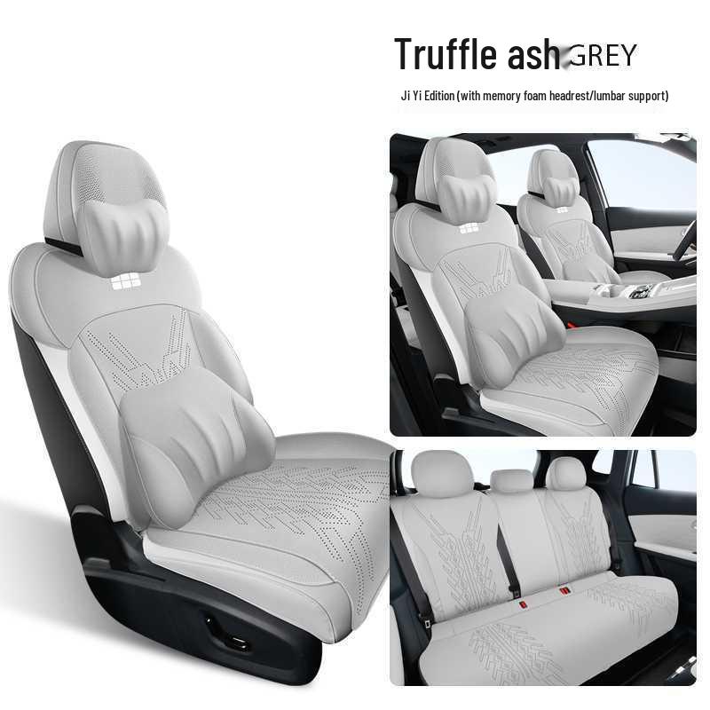Geely Galaxy Starship 7 Universelles halbgeschlossenes Autositzkissen (Alle Jahreszeiten, Wildleder)