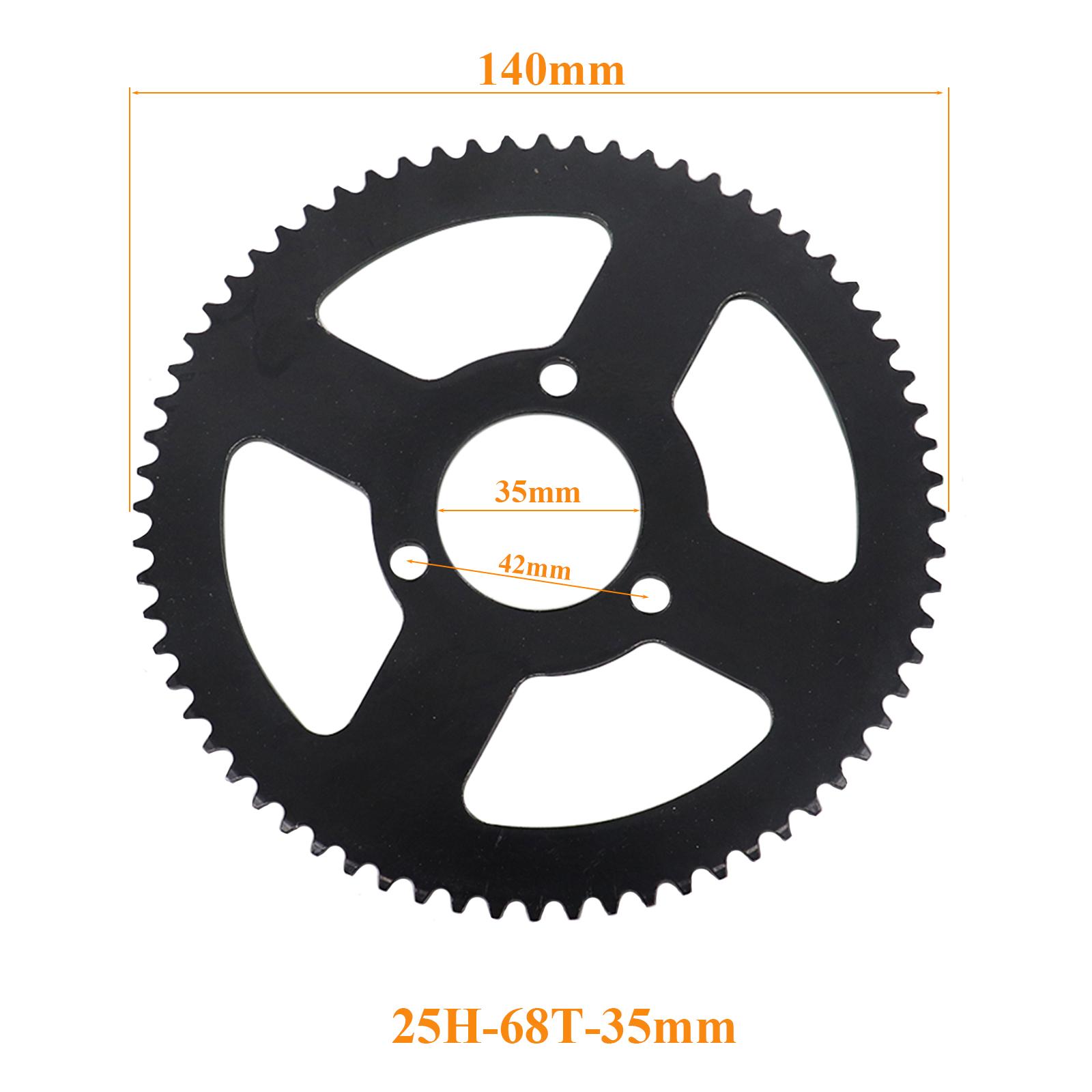 26mm 29mm 35mm Motorcycle 25H 68T Tooth Sprocket Chain Plate Transimission System Gear Chains For ATV Pit Dirt Bike Accessories