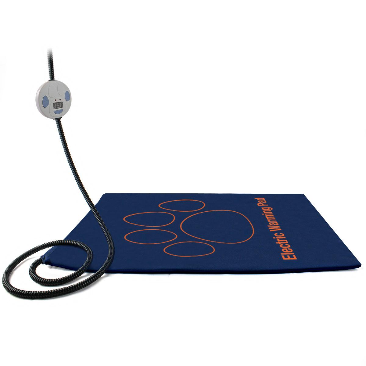 

Waterproof Anti-Bite Pet Heating Pad Constant Temperature Electric Warmer Reusable Heating Mat for Dogs Cats US 60cm 45cm синий