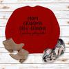 "European & American Fashion Grandma Letter Long-Sleeve T-Shirt, Autumn/Winter, Plus Size"