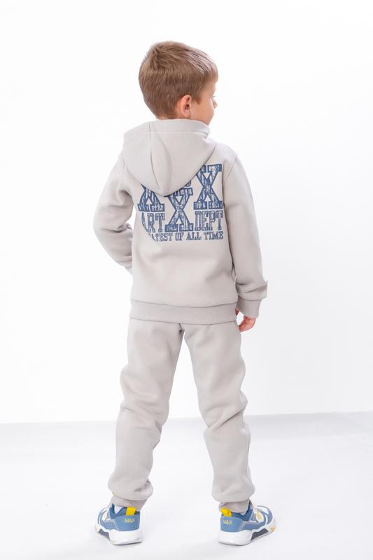 Tracksuit (boys) – Warm Zip Hoodie & Pants with Print, Winter, 6436-025-33-4 HC