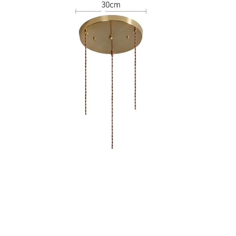 Nordic Sederhana LED Pendant Light Perlengkapan Kamar Tidur Ruang Tamu Bar Berwarna-warni Kaca Lam Gantung Copper Lantern