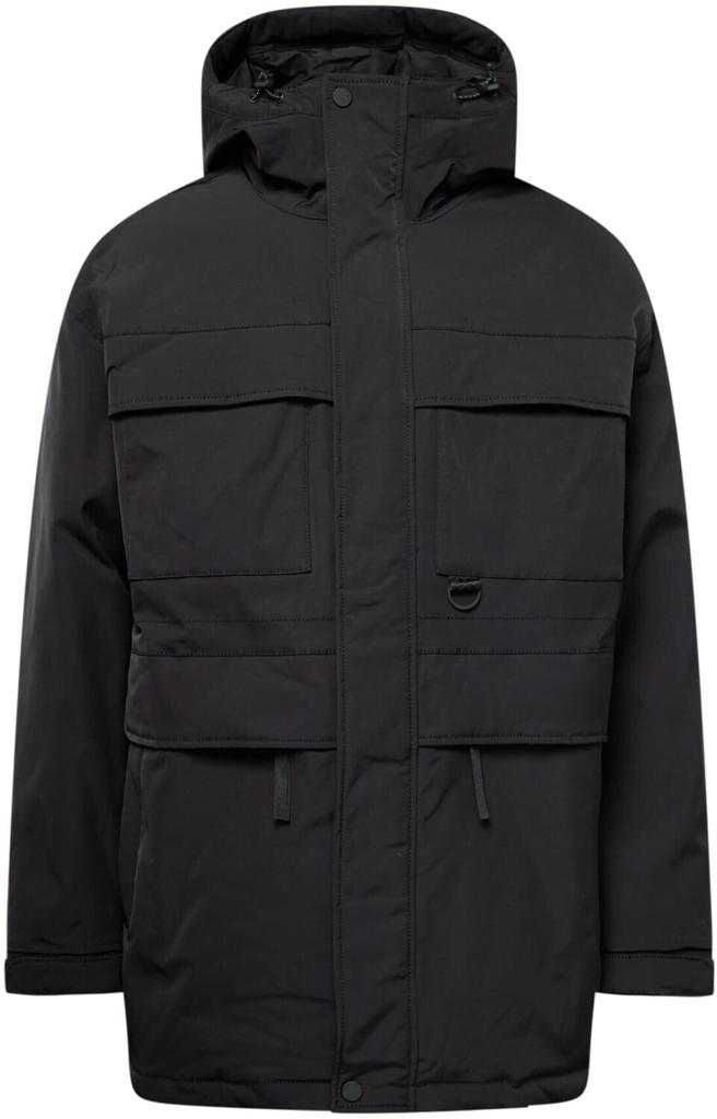 Зимняя парка Tommy Hilfiger с капюшоном и множеством карманов (DM0DM17227) черный