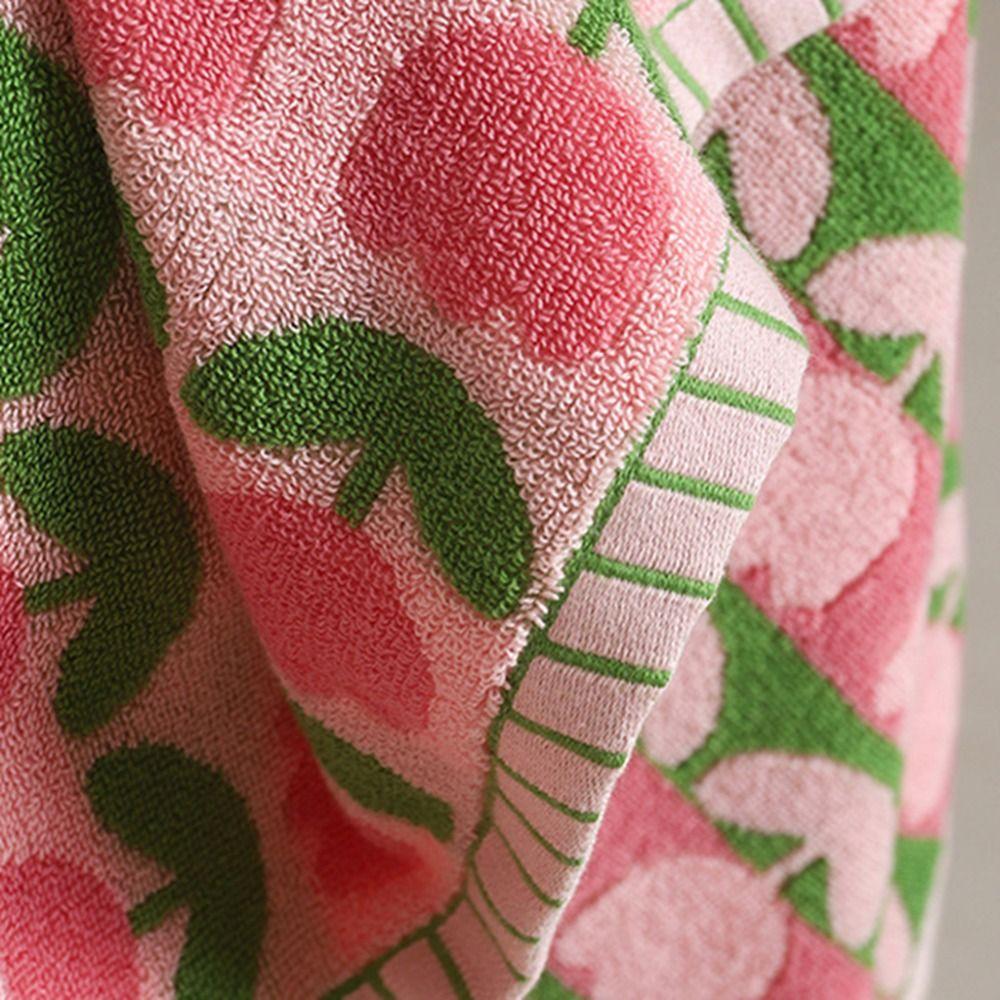 Thickened Cotton Face Towel 70x140cm Couple Shower Towel Tulip Large Bath Towel  Couple