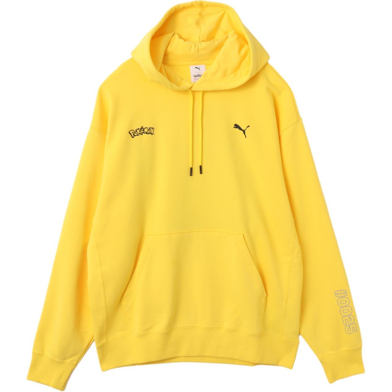 PUMA X Pokemon Relaxed Graphic Hoodie Energizing Yellow Men s 634915-80 L
