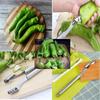 Stainless Steel Chili Seed Remover Sharp Rotating Serrations Green Pepper Core Removed Household Kitchen Tools