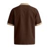 Men's Summer Casual Short Sleeve Shirt Multi Pocket Button Down Collar Lightweight Breathable Fabric Relaxed Fit