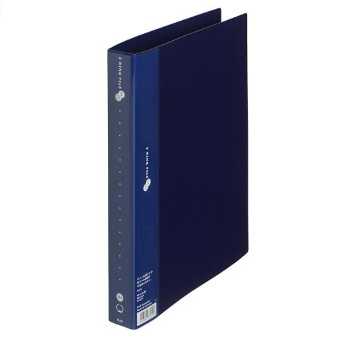 

Plus 2 Ring File Super Economy FC-101RF A4-S Vertical Navy 83-011