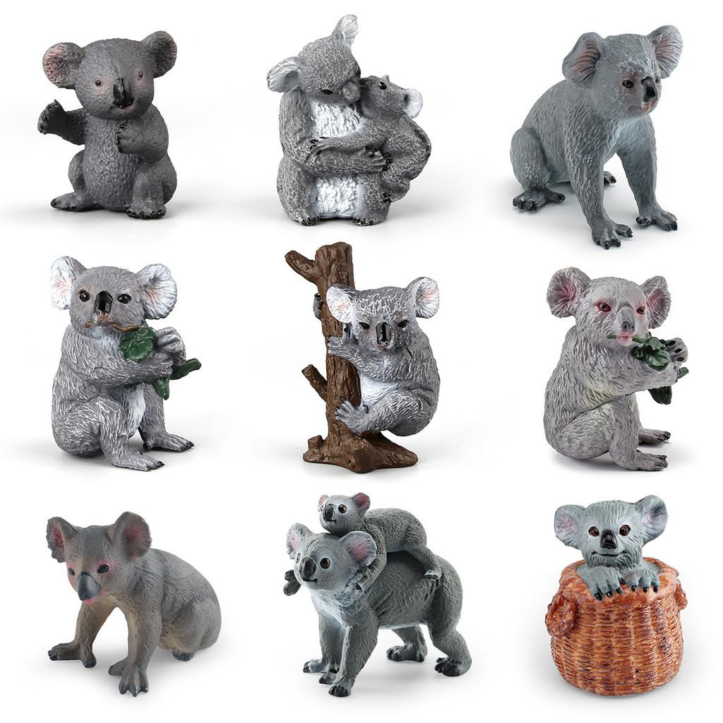 Realistisches Koala-Tiertier-Modell PVC Sammlerstück für Wildtier-Enthusiasten und Naturdekoration