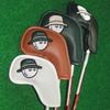 Copritesta Mazza da Golf Cartone Animato Modello Cappello da Pescatore Ricamo Double-face Impermeabile Pelle PU Protettore Accessori da Golf