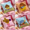 Anime H-Hey Duggee Kissenbezug Musterbedruckter Kissenbezug für Wohnzimmer Sofa Kissenbezug & Schlafzimmer Dekoration