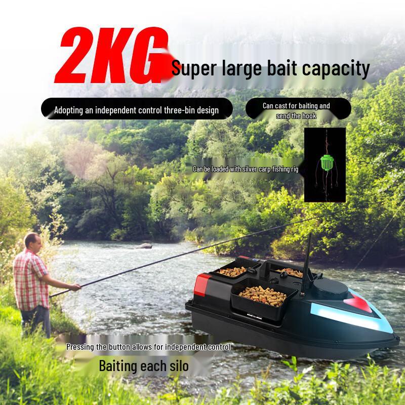Shou Li Wargod GPS 3-Hopper Bait Boat