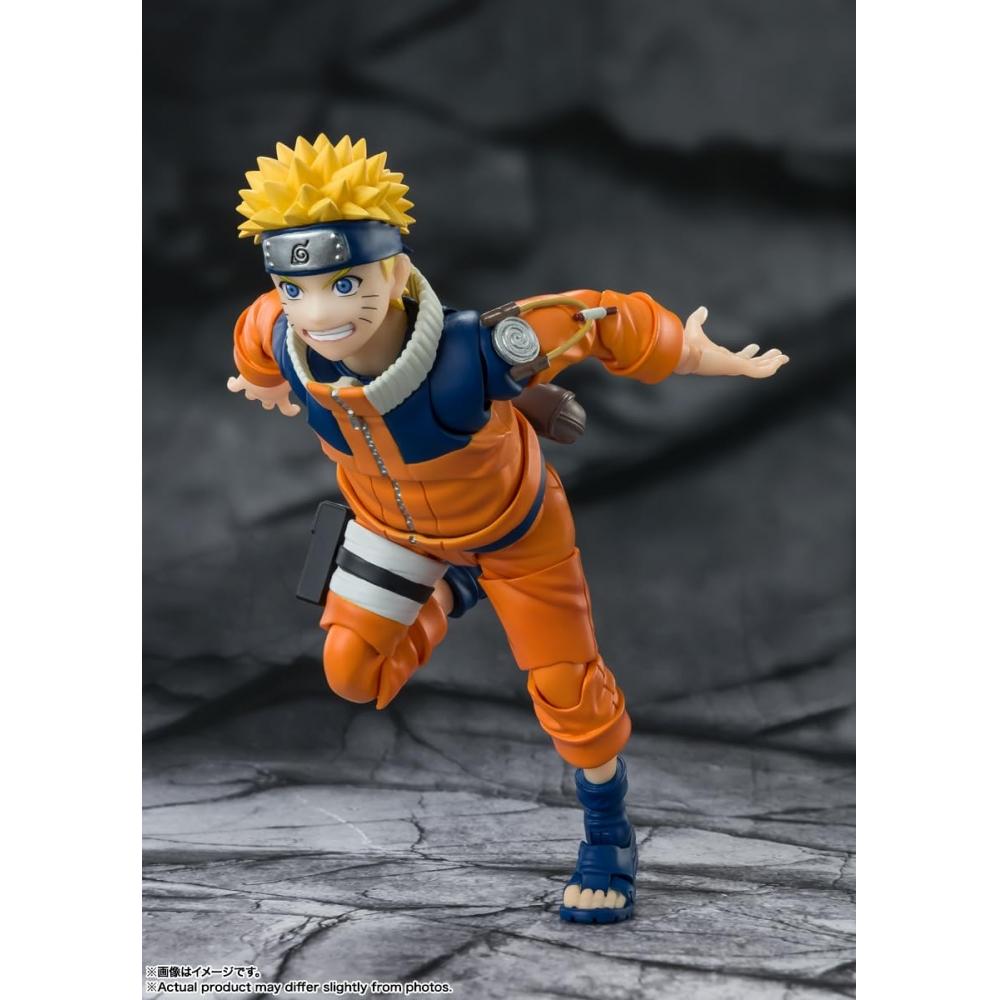 SHFiguarts NARUTO Naruto Uzumaki - Den mest uventede slapstick-ninjaen - Ca.. 135 mm ABS&PVC malt bevegelig figur BAS64181