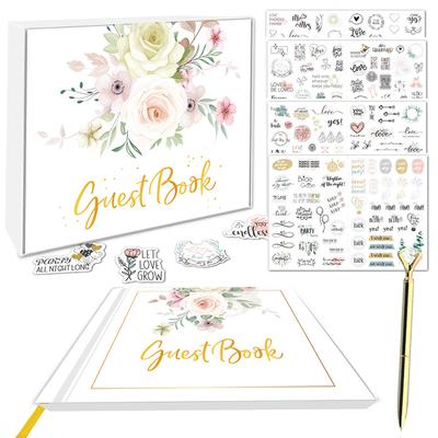 Wedding Guest Book Elegant Guest Book Weddings Reception Baby Shower Polaroid Guest Book For Wedding And Special Events Wedding