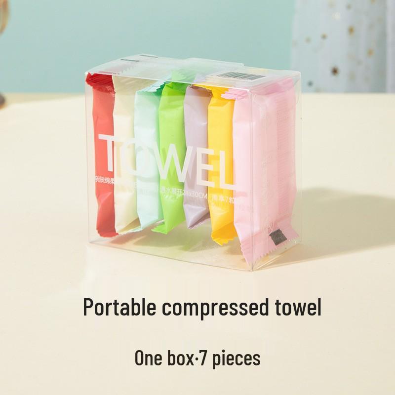 Compact Extra-Thick Disposable Towels: Perfect for Travel, Business, Hotels, and Home Use. 24x30cm