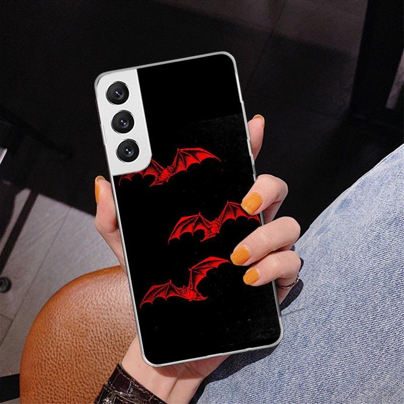 Gothic Vampire Scarlet Art Phone Case For Samsung Galaxy S24 S25 Edge S26 Ultra S23 S22 S21 Plus S20 FE + Personalized Print Cov