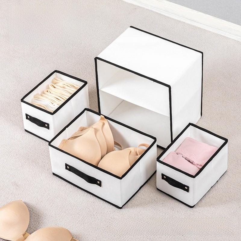 Underwear Drawer Organizer With Dividers For Closet Storage And Dust Prevention
