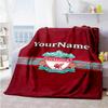 Liverpool Customize Your Name Blanket Gift Customizable Blanket Ultra-Soft for Nap Livingroom Chair Picnics for All Occasions