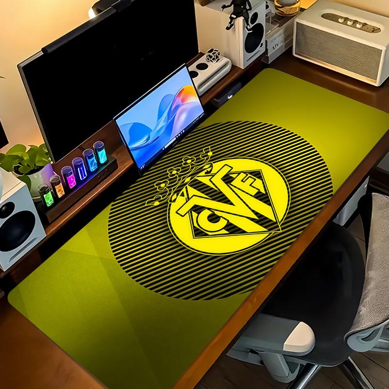 Villarreal Club de Fútbol Print Cushion Non-slip Laptop Tablet Big Mousepad XXL Mat Mini PC Playmat With Lock edge