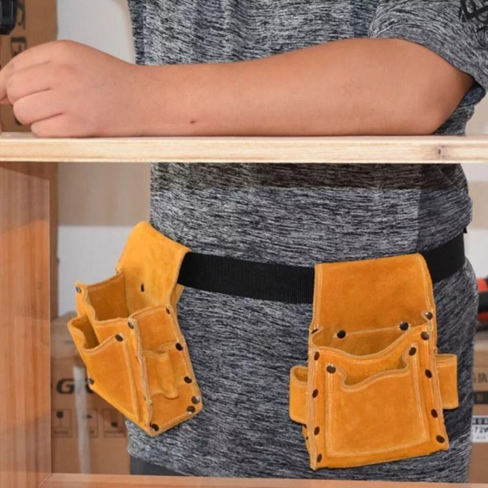 Multifunctional Carpenter Nail Pocket Waterproof Tool Holster New Waist Pack