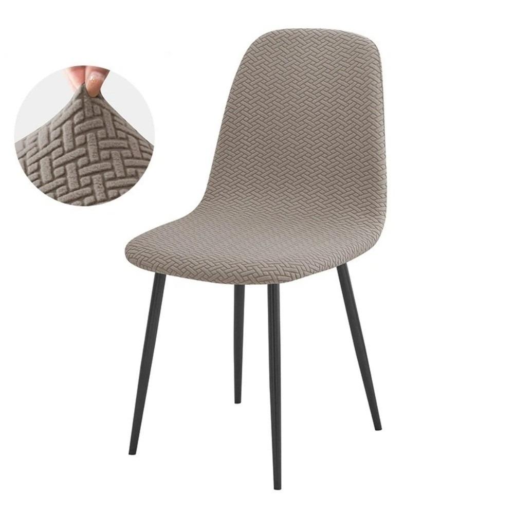 Soft High Back Dining Chair Cover Elastic Spandex Stretch Jacquard Jacquard Chair Cover Slipcover Kitchen Chair Cover Kitchen