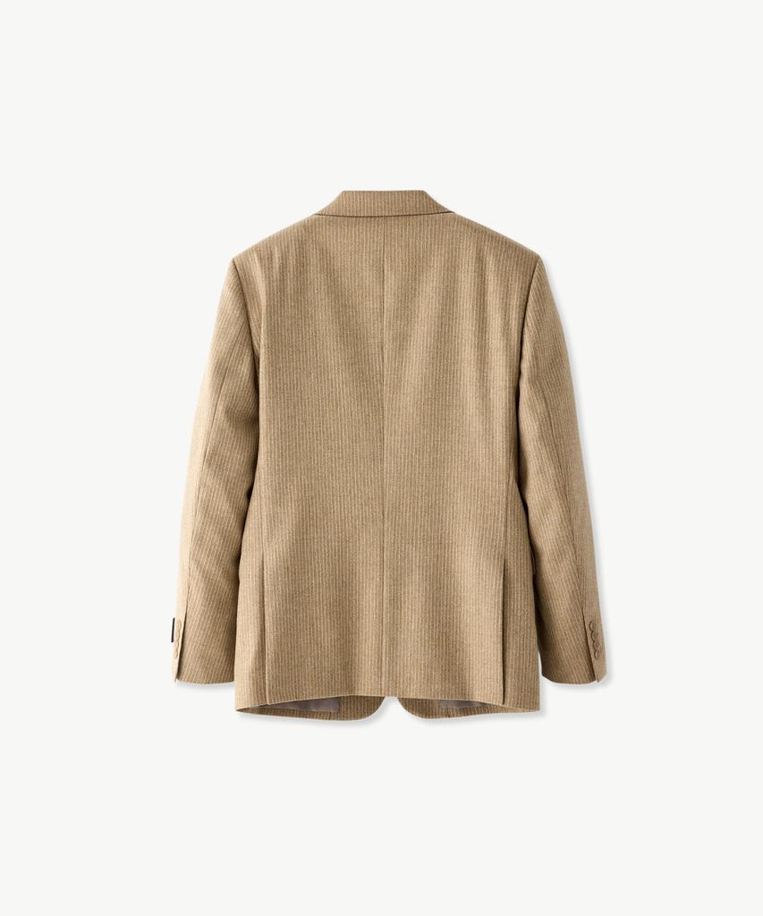 STCO Italy Guabello 100% Wool Ribbed Formal Jacket_Beige (Classic Fit)_Ssjvd95Csd