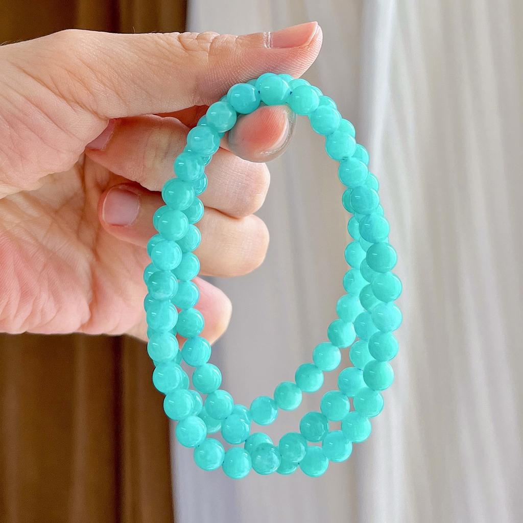 6Mm High Quality Natural Tianhe Stone Multi-Circle Bracelet Bracelet.